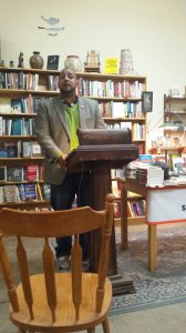 Steven Leyva reading from the Little Patuxent Review 