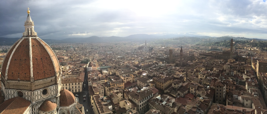 Panorama from the top of Castel Sant'Angelo (Nick DeMichele)