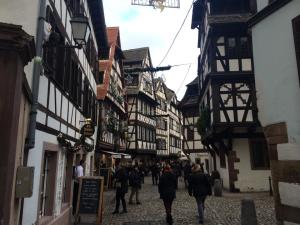 A winding street in Strasbourg, France. (Nick DeMichele)