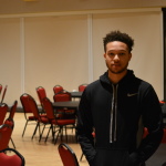 FSU sophomore and Baltimore native Chris Griffith detailed his personal account with Baltimore police and encouraged students to visit the city to participate in peaceful protests. (TBL/Nick DeMichele)