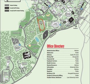 SERF is located in the Allegany Business Park at FSU, located in the lower left corner of this map. (FSU)