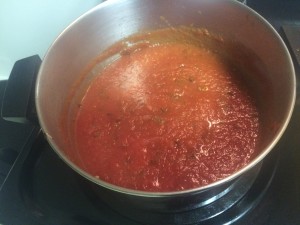 My first attempt at homemade sauce