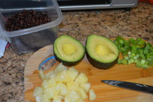 Prepped fresh ingredients!