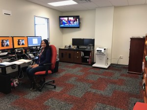 Dispatch center in the new university police building. (TBL/Nicole Leighty)