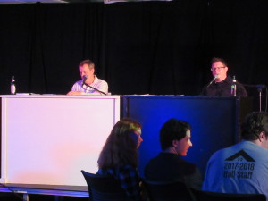 The Dueling Pianos performance at Oktoburgfest.