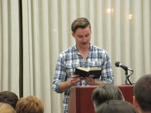 Marshall Sandifer reading from Leaves of Grass by Walt Whitman