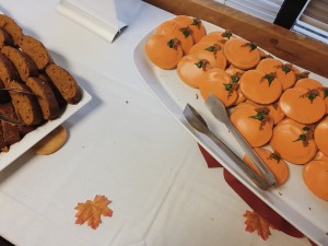 The pumpkin inspired food at the festival. Photo credit: Torie Costa