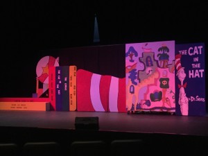 The set for Seussical Jr.