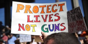 An image from the March For Our Lives. 