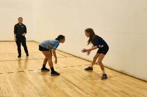 Participants Playing Knee Tag in Soccer Clinic TBL / Gwen Schemm