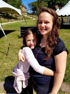 Organizer Cassie Conklin pictured with her daughter. Photo Credit: Mary Anne Lutz