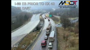 Maryland Department of Transportation photograph of Interstate 68 near Exit 40 in Cumberland, Maryland