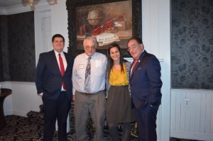 USM Chancellor Jay Perman, Forrest, Council of University System Faculty Chair Robert Kauffman; and Council of University System Staff Chair Laila Shishineh. | photo: USM Board of Regents