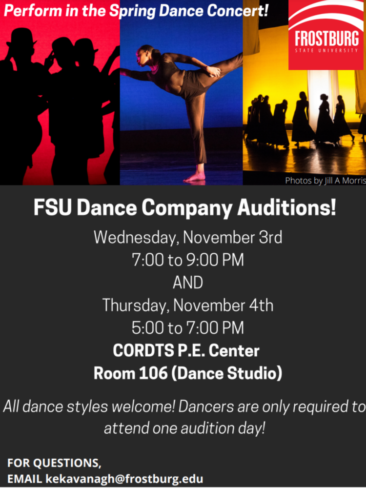 FSU Dance Company Auditions All Styles The Bottom Line News